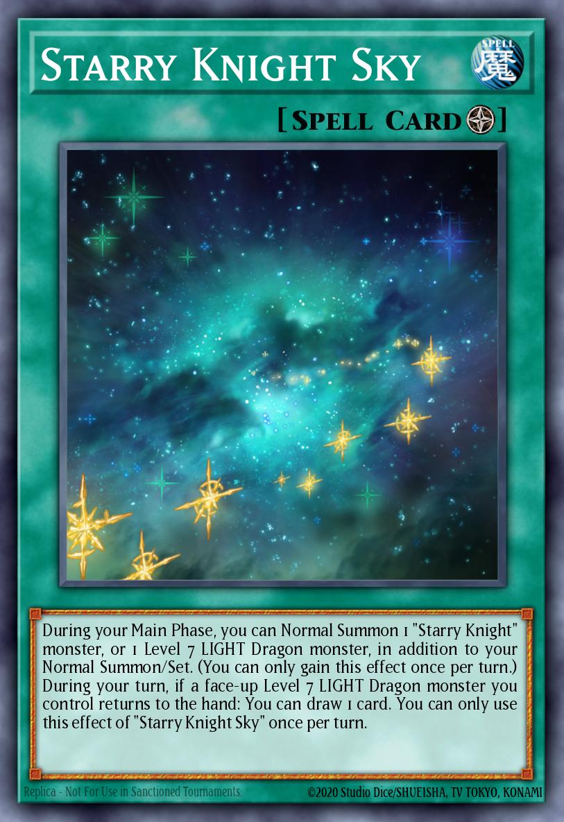 Starry Knight Sky Yu-Gi-Oh card