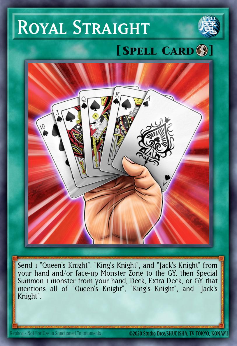 Royal Straight Yu-Gi-Oh card