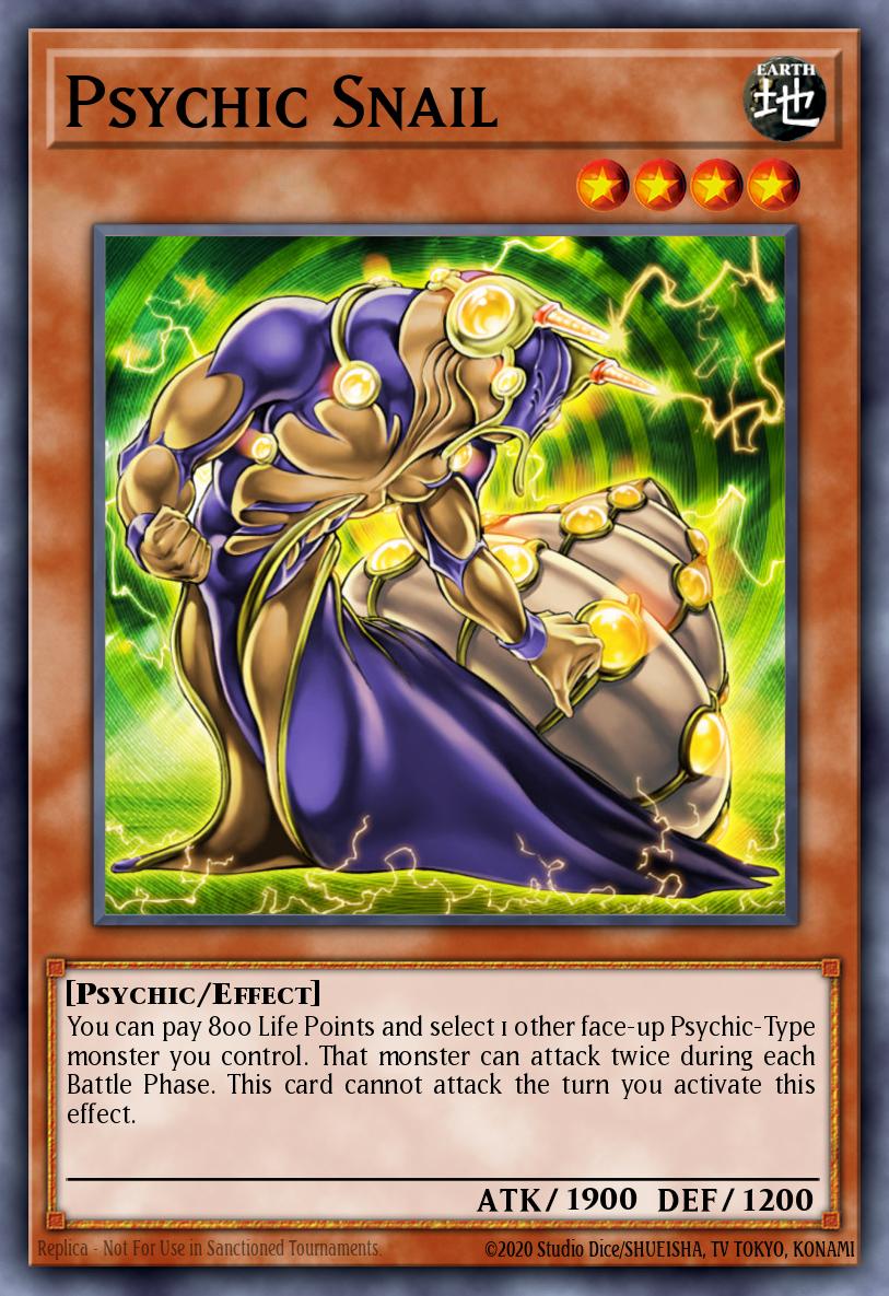 Psychic Snail Yu-Gi-Oh card
