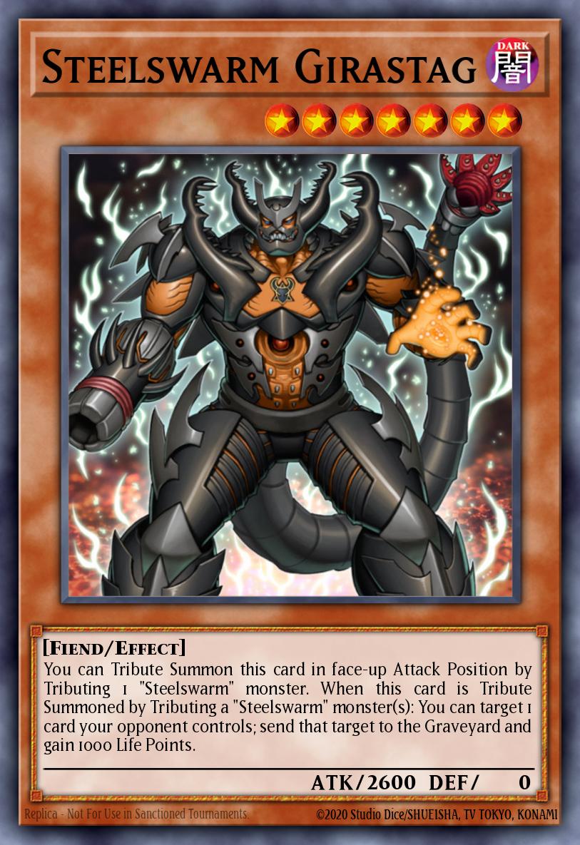 Steelswarm Girastag Yu-Gi-Oh card