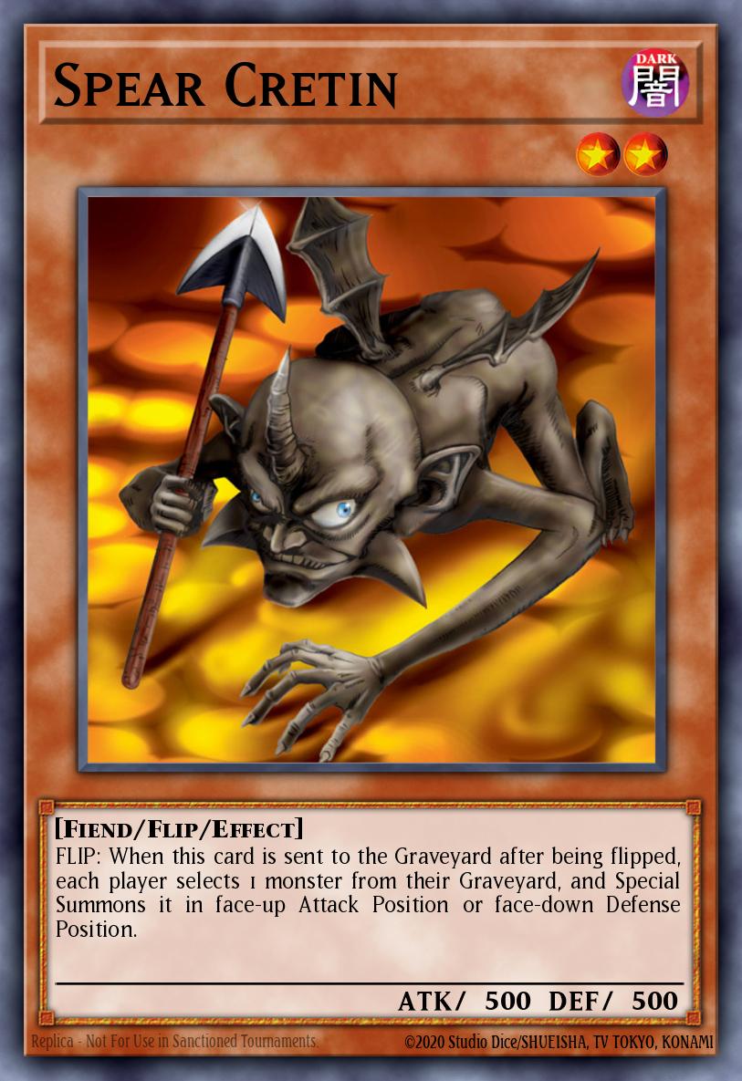 Spear Cretin Yu-Gi-Oh card