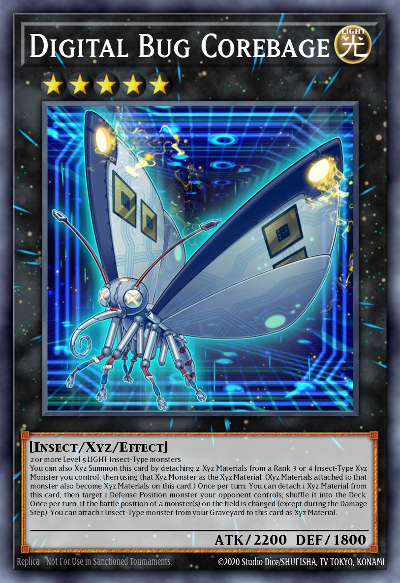 Digital Bug Corebage Yu-Gi-Oh card