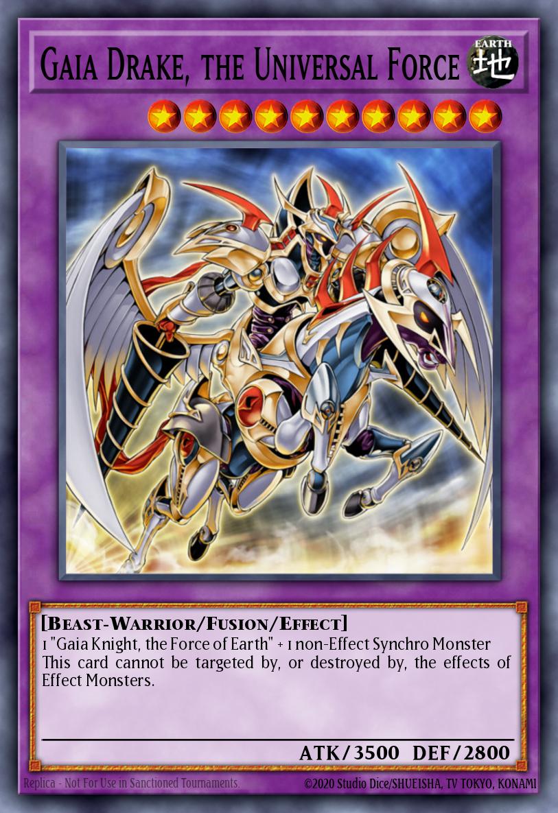 Gaia Drake, the Universal Force Yu-Gi-Oh card