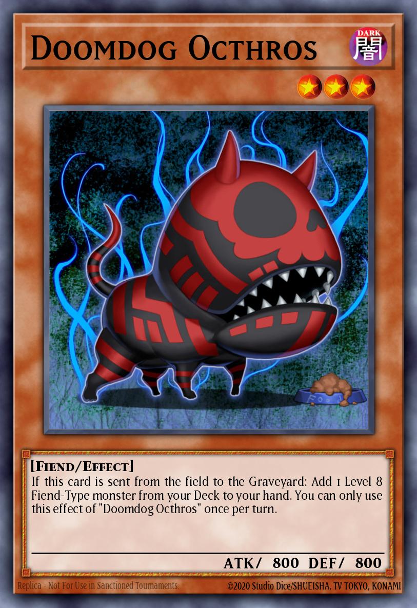 Doomdog Octhros Yu-Gi-Oh card