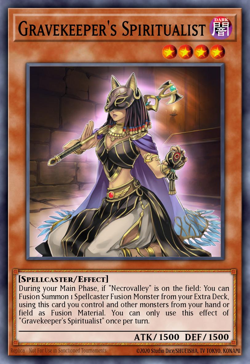 Gravekeeper's Spiritualist Yu-Gi-Oh card