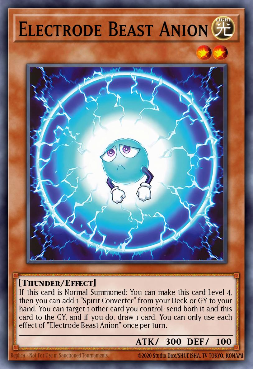 Electrode Beast Anion Yu-Gi-Oh card