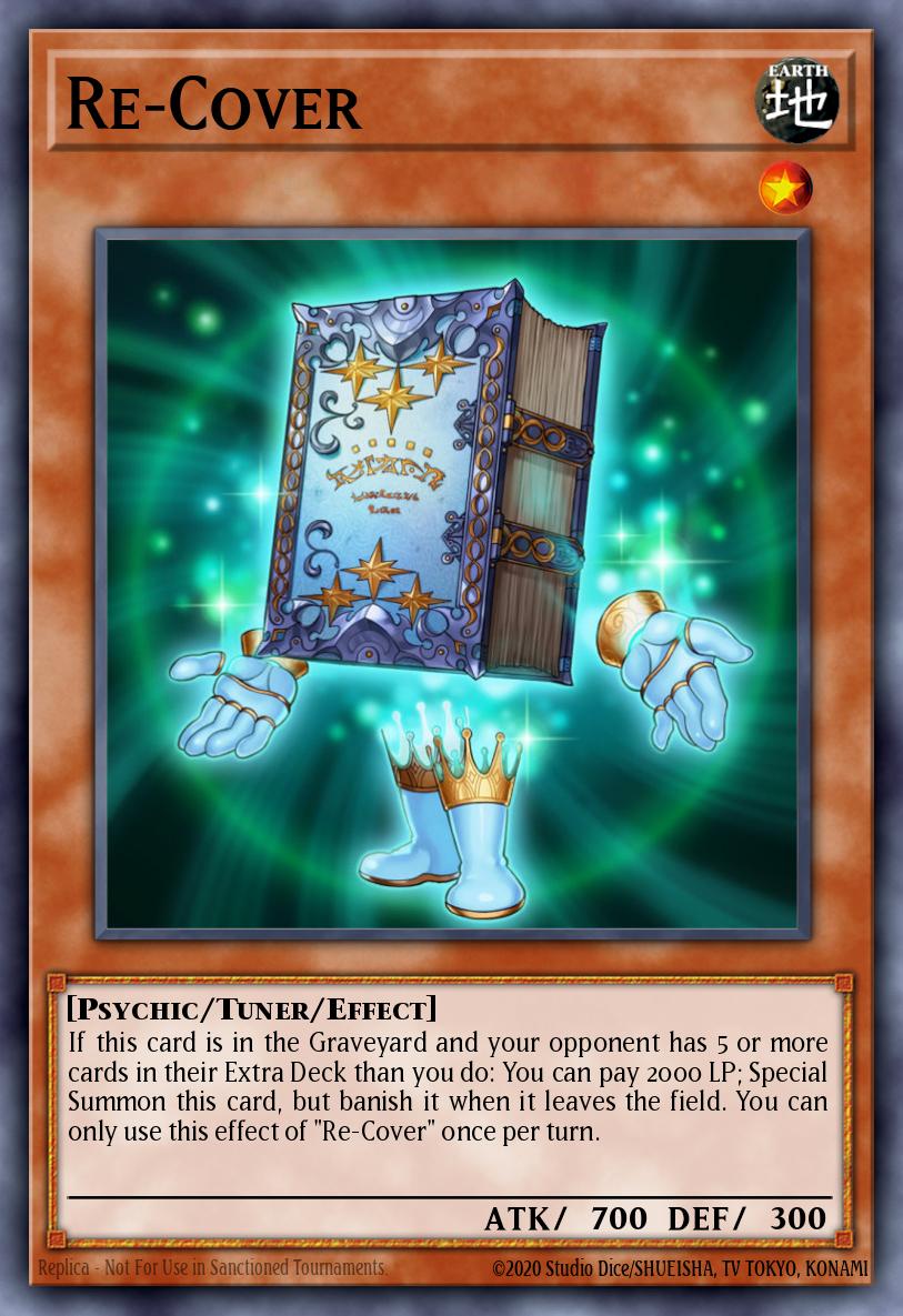Re-Cover Yu-Gi-Oh card