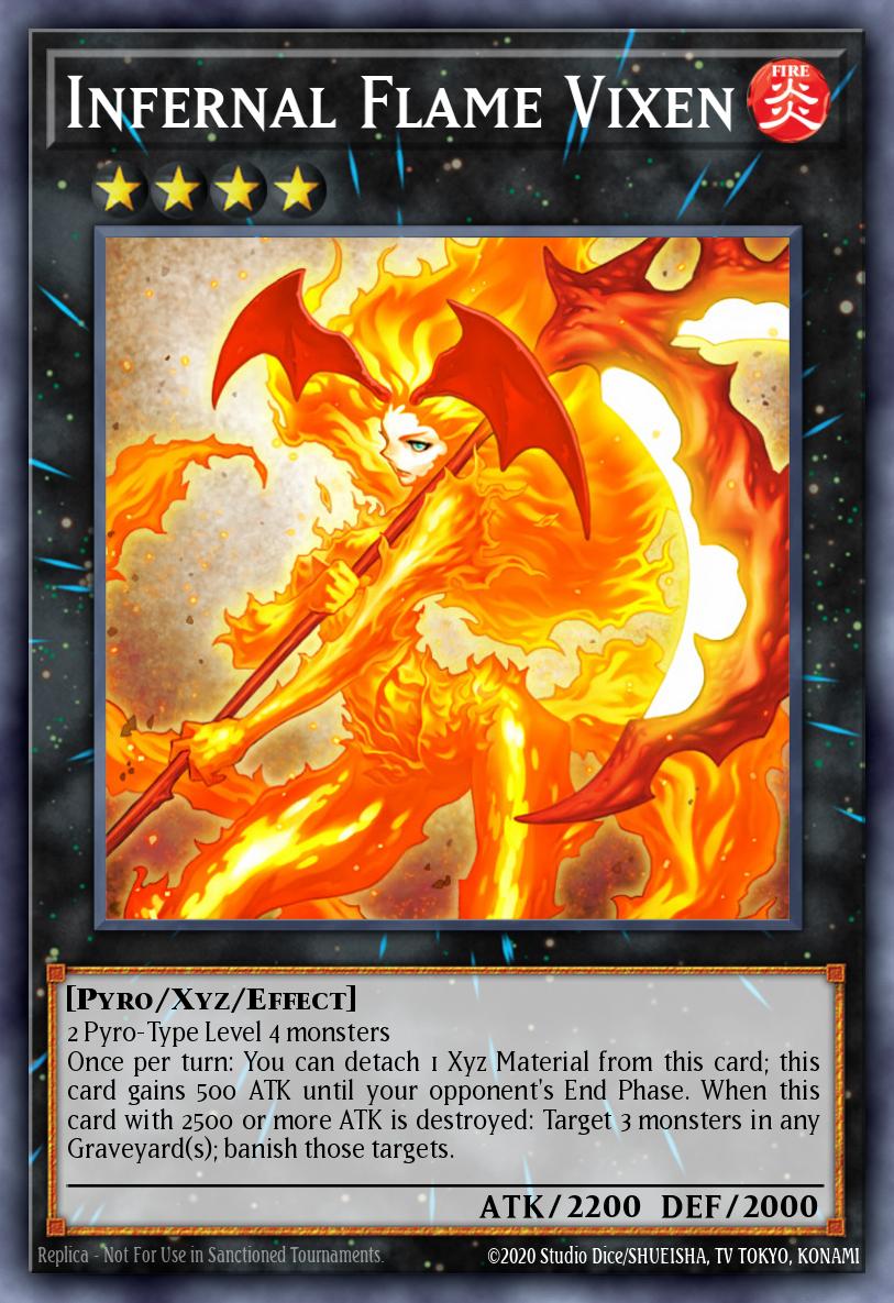 Infernal Flame Vixen Yu-Gi-Oh card