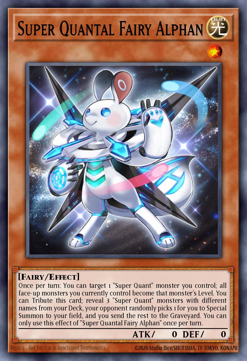 Super Quantal Fairy Alphan Yu-Gi-Oh card