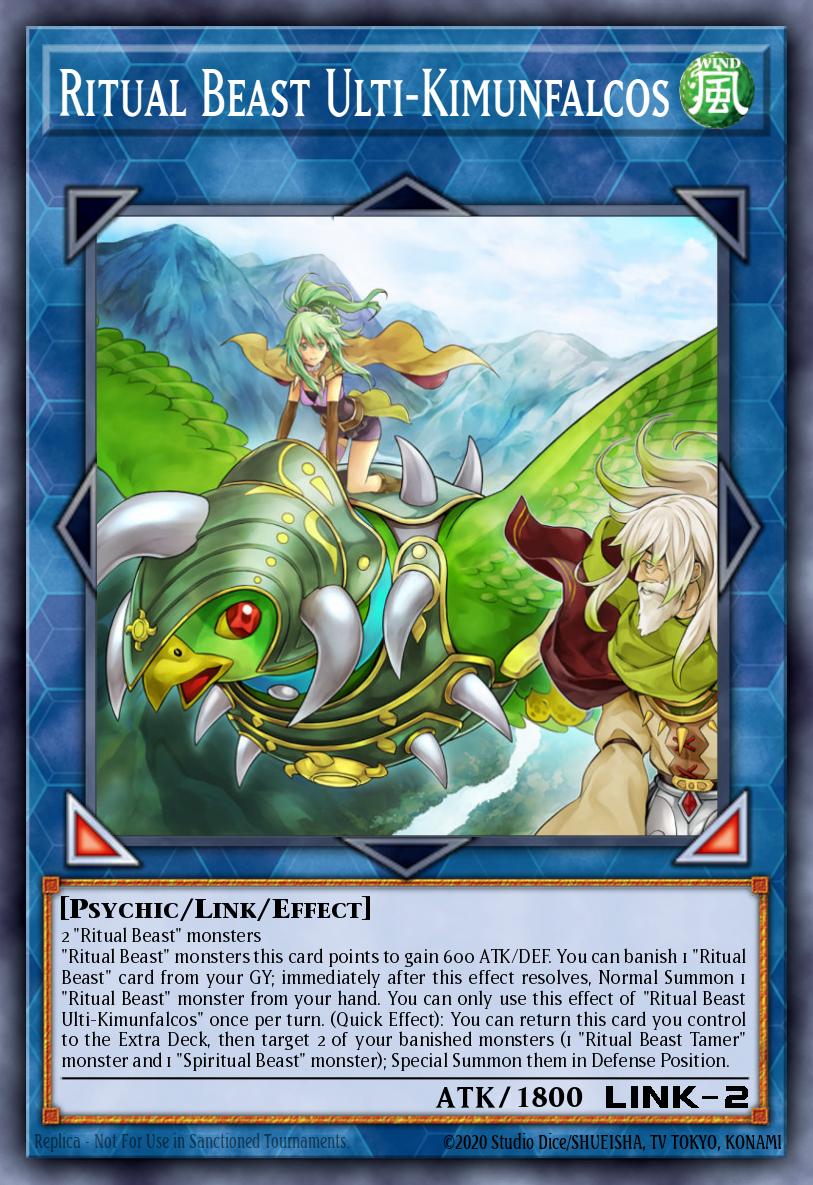 Ritual Beast Ulti-Kimunfalcos Yu-Gi-Oh card