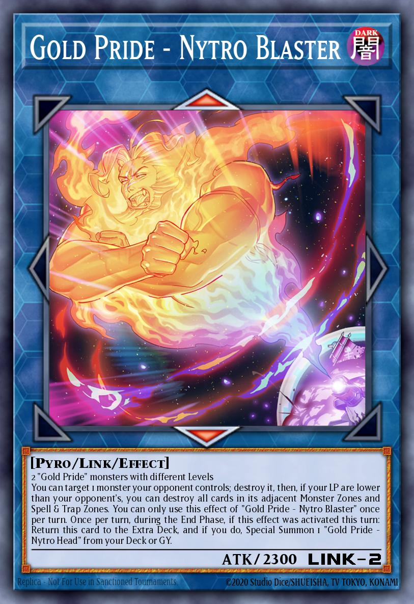 Gold Pride - Nytro Blaster Yu-Gi-Oh card