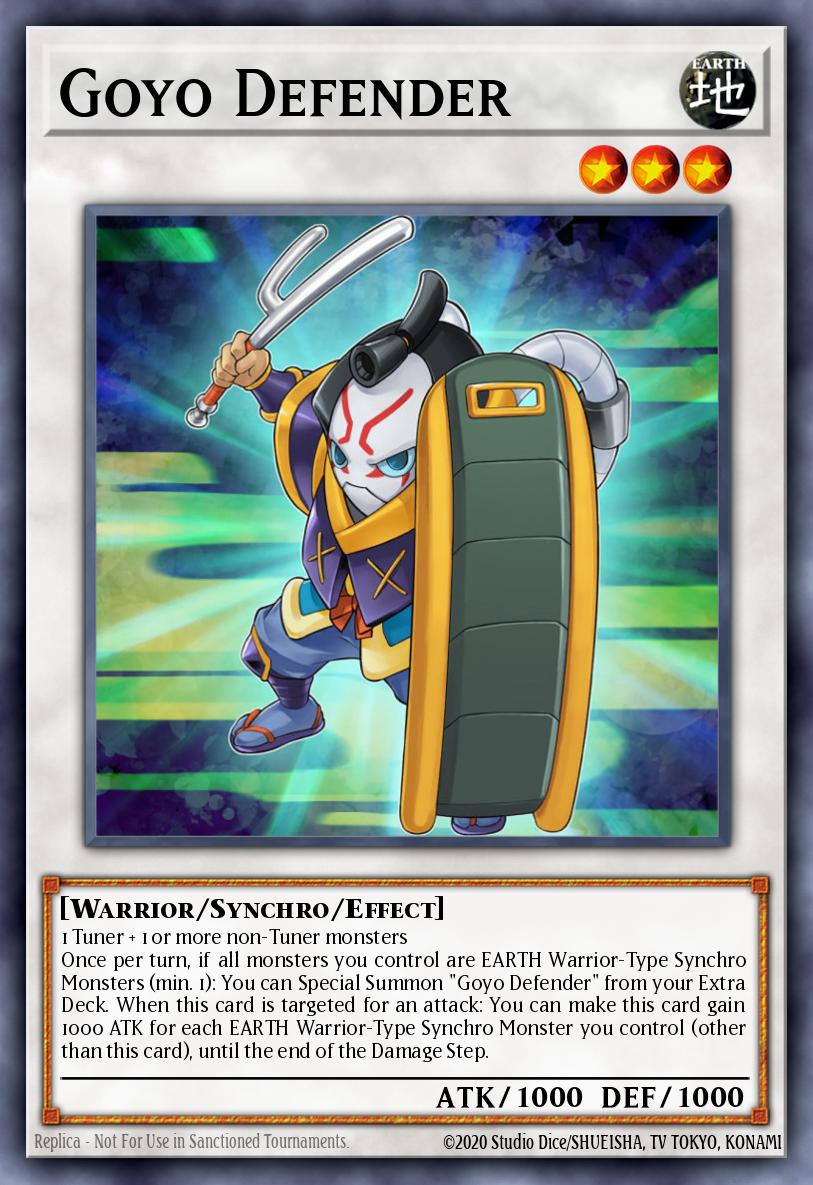Goyo Defender Yu-Gi-Oh card