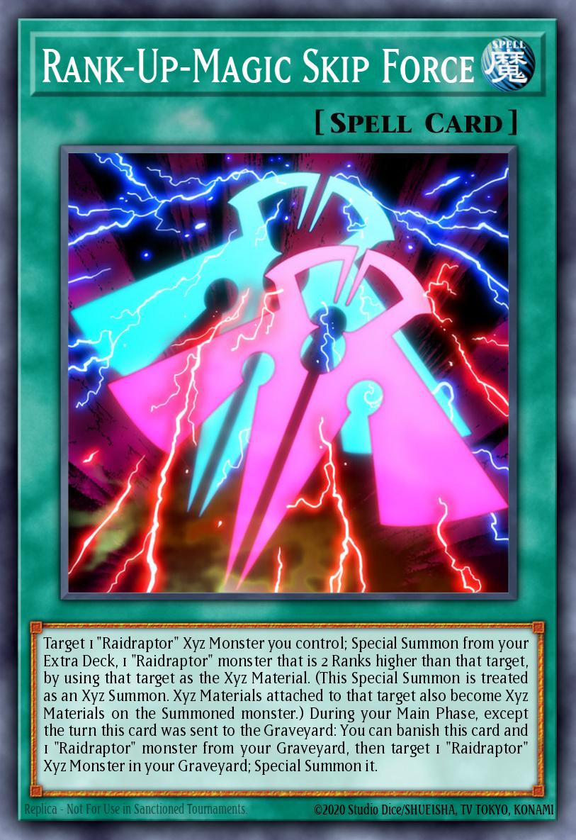 Rank-Up-Magic Skip Force Yu-Gi-Oh card