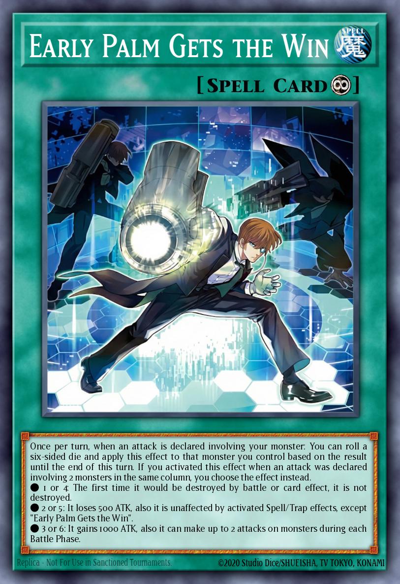 Early Palm Gets the Win Yu-Gi-Oh card