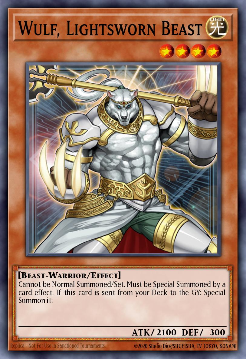 Wulf, Lightsworn Beast Yu-Gi-Oh card