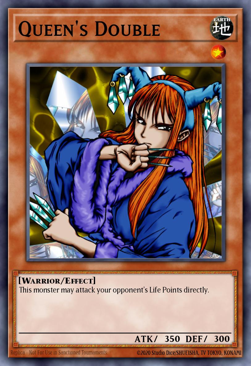 Queen's Double Yu-Gi-Oh card