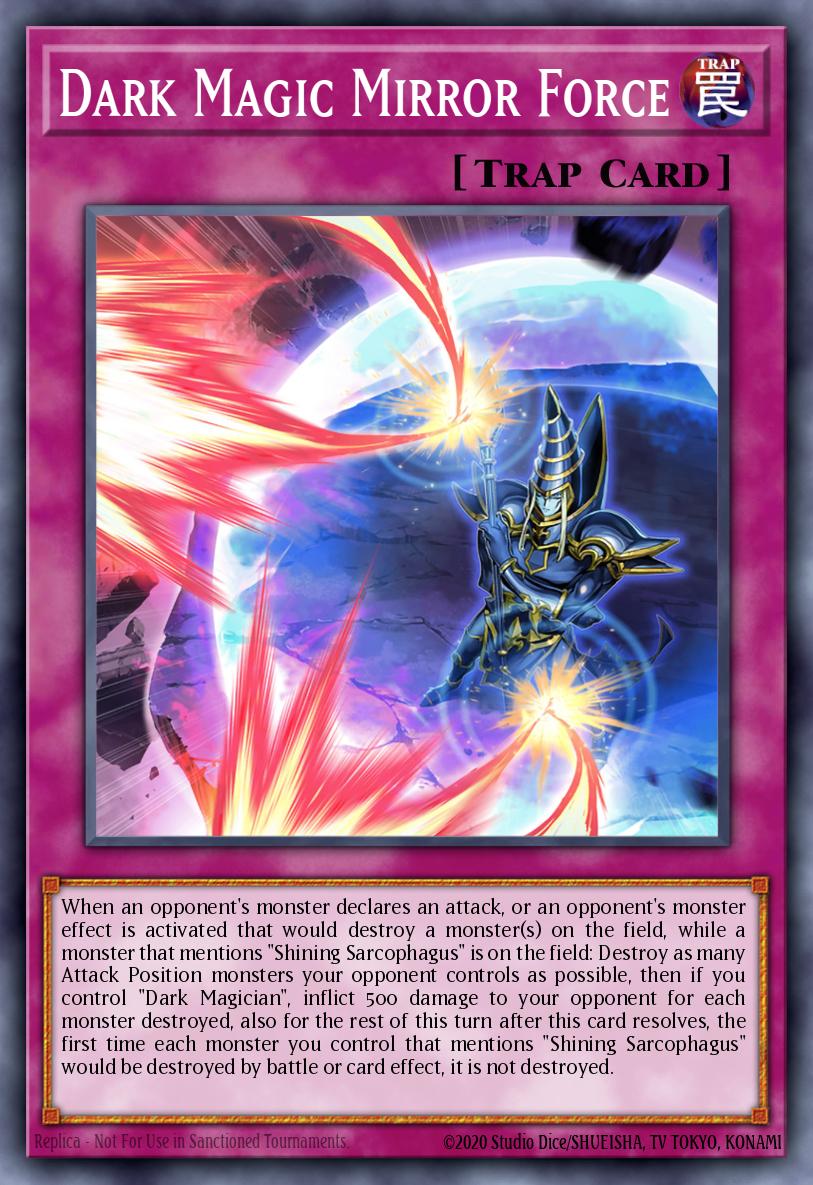 Dark Magic Mirror Force Yu-Gi-Oh card