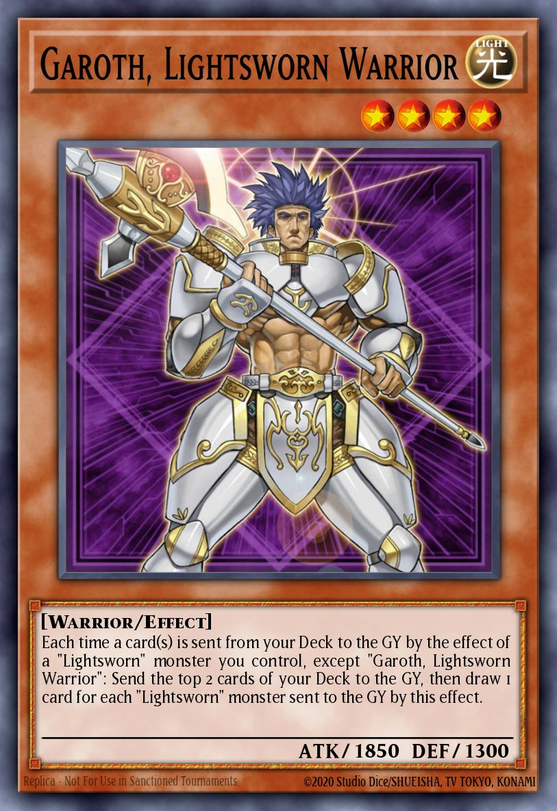 Garoth, Lightsworn Warrior Yu-Gi-Oh card