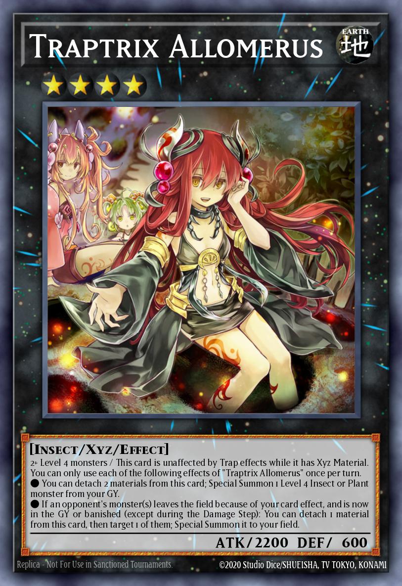 Traptrix Allomerus Yu-Gi-Oh card
