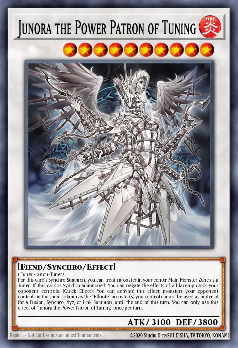 Junora the Power Patron of Tuning Yu-Gi-Oh card
