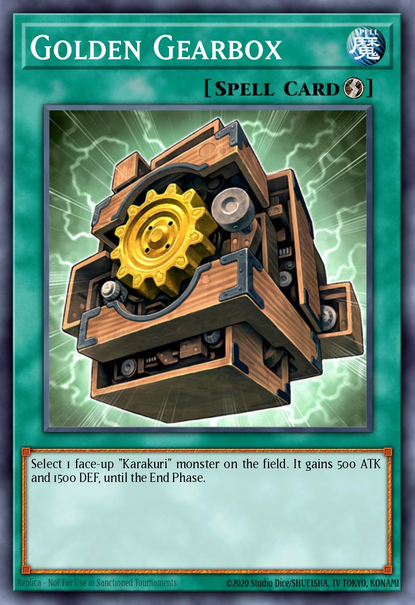 Golden Gearbox Yu-Gi-Oh card