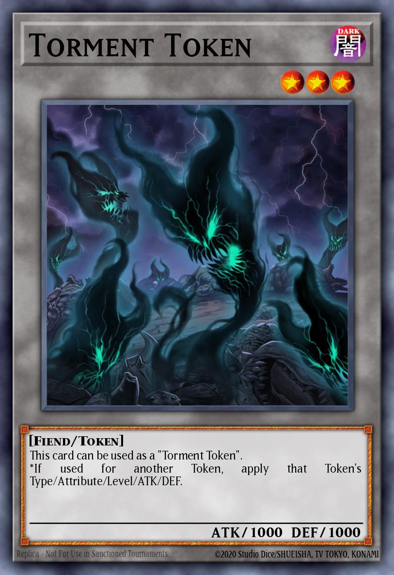 Torment Token Yu-Gi-Oh card