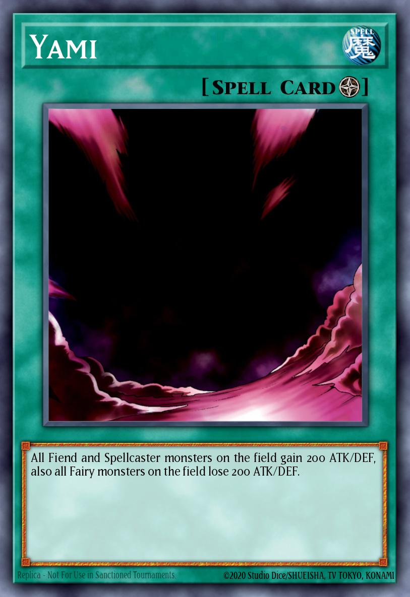 Yami Yu-Gi-Oh card