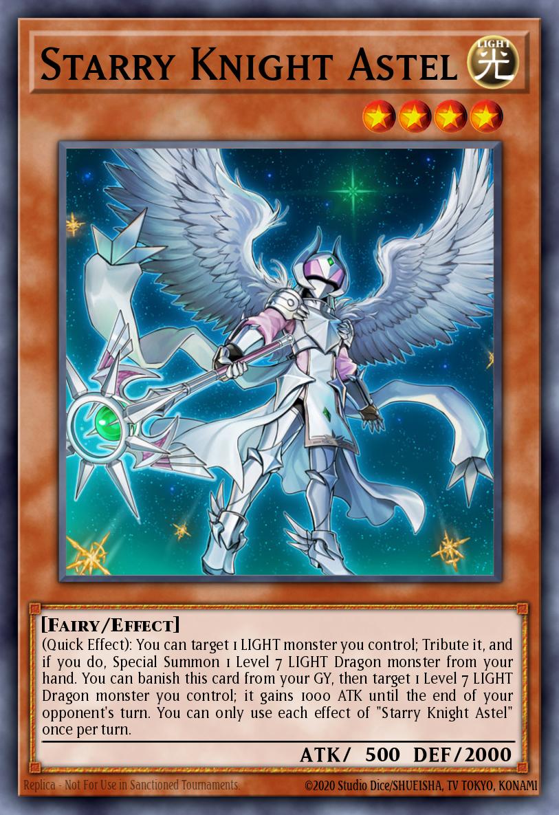 Starry Knight Astel Yu-Gi-Oh card
