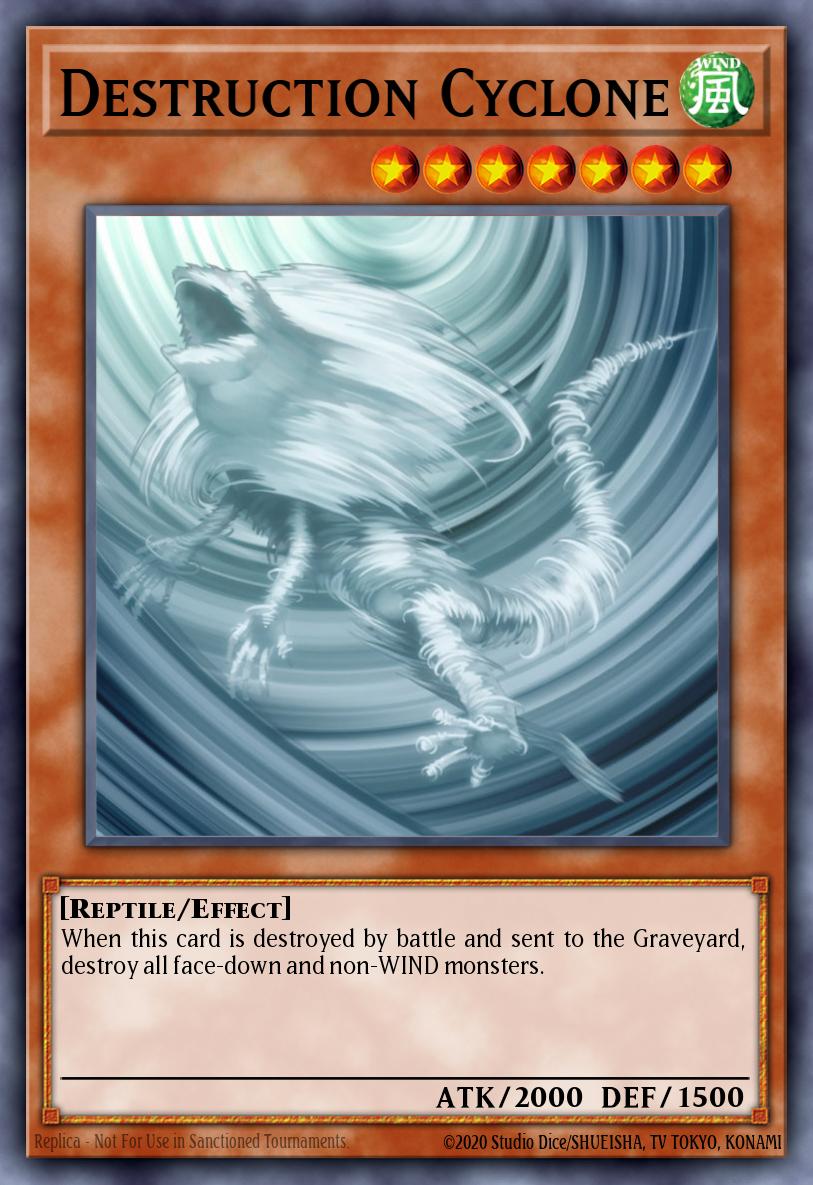 Destruction Cyclone Yu-Gi-Oh card