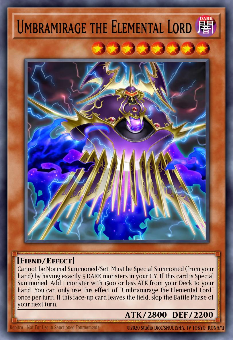 Umbramirage the Elemental Lord Yu-Gi-Oh card