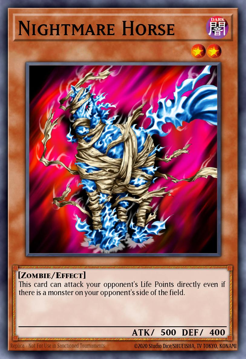 Nightmare Horse Yu-Gi-Oh card
