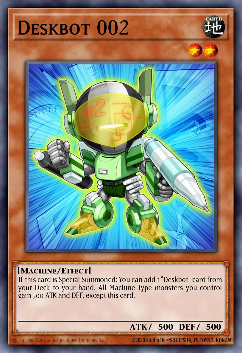Deskbot 002 Yu-Gi-Oh card