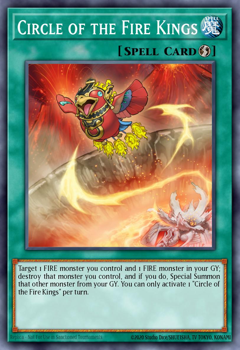 Circle of the Fire Kings Yu-Gi-Oh card
