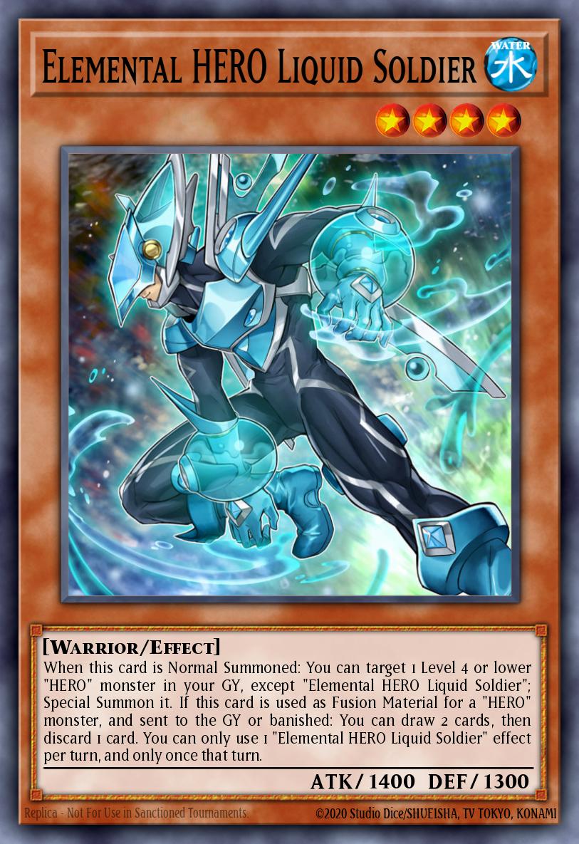 Elemental HERO Liquid Soldier Yu-Gi-Oh card