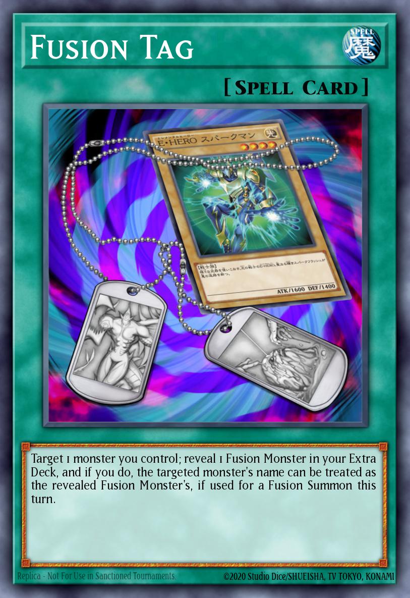 Fusion Tag Yu-Gi-Oh card