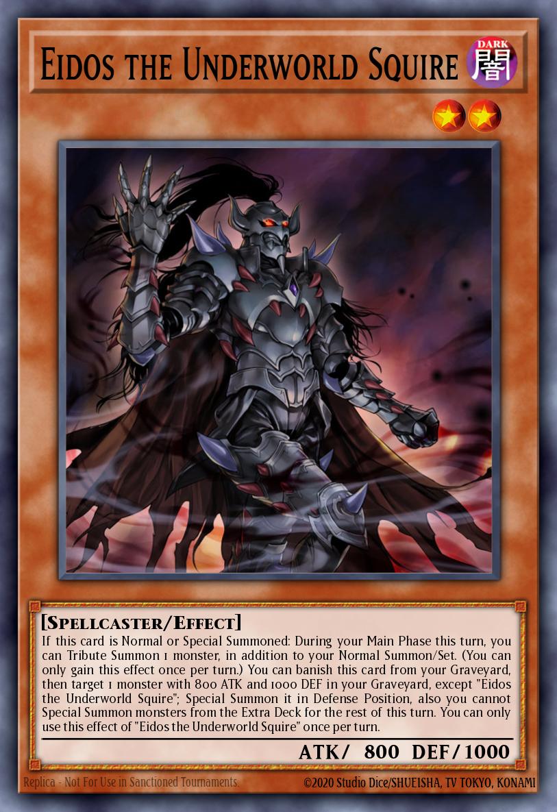Eidos the Underworld Squire Yu-Gi-Oh card