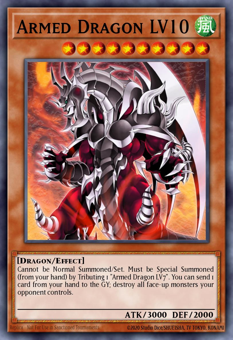 Armed Dragon LV10 Yu-Gi-Oh card