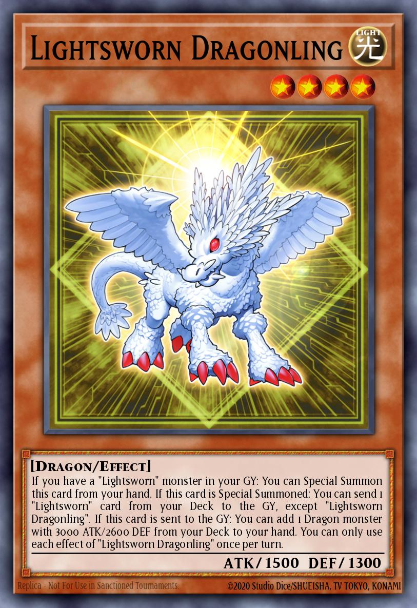 Lightsworn Dragonling Yu-Gi-Oh card