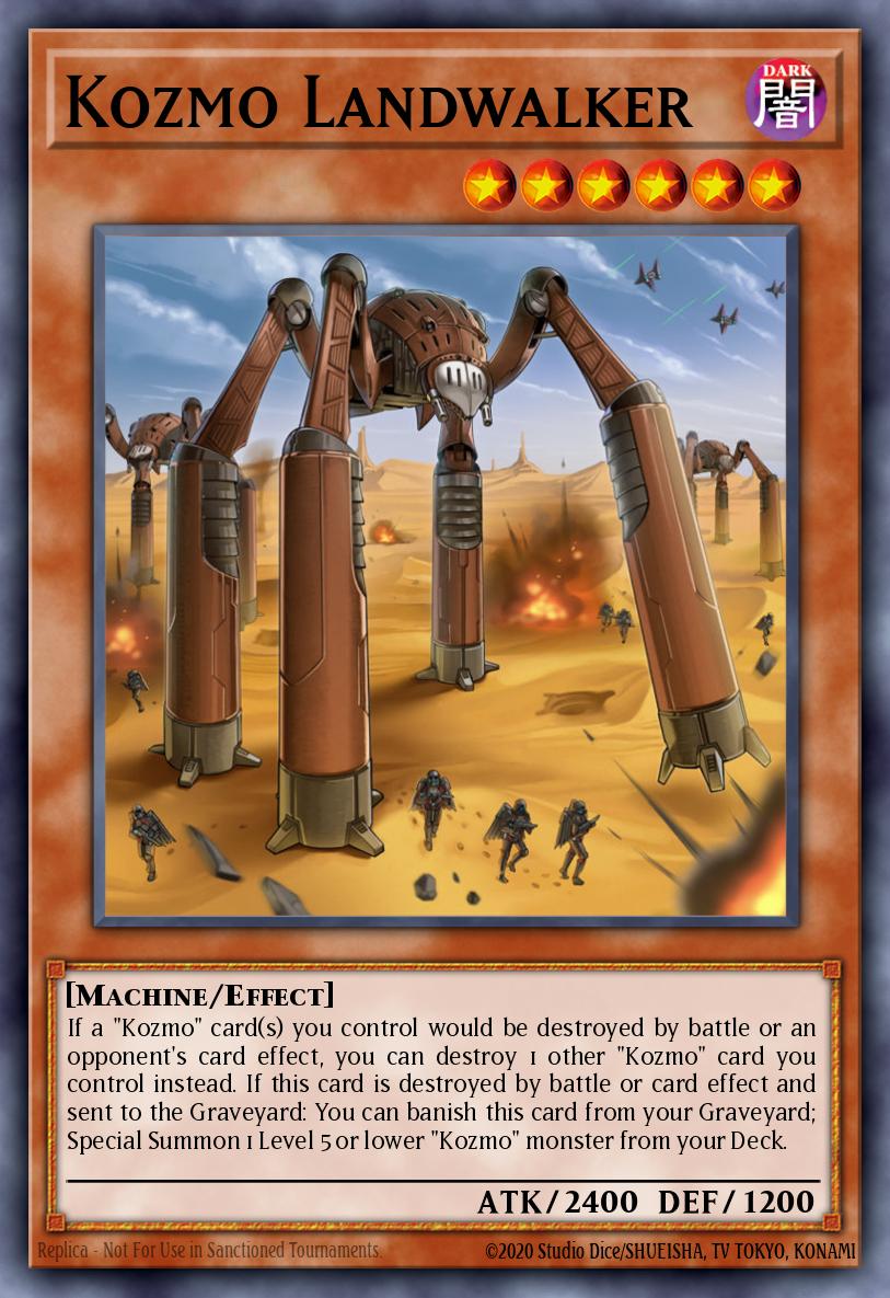 Kozmo Landwalker Yu-Gi-Oh card