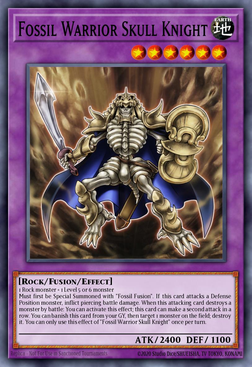 Fossil Warrior Skull Knight Yu-Gi-Oh card