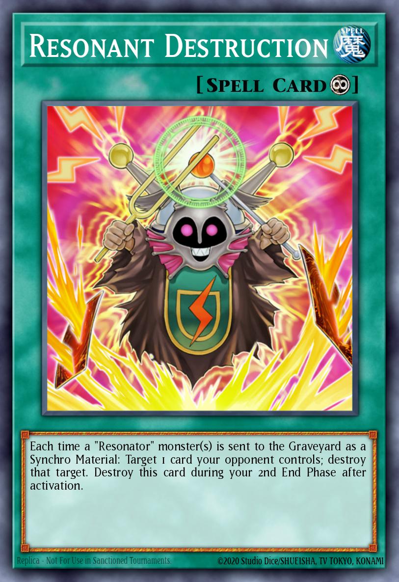Resonant Destruction Yu-Gi-Oh card