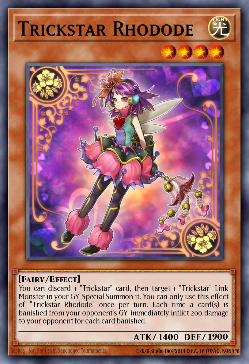 Trickstar Rhodode Yu-Gi-Oh card