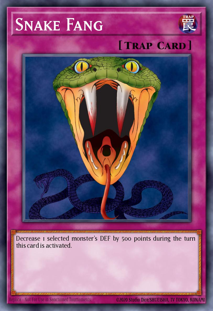 Snake Fang Yu-Gi-Oh card