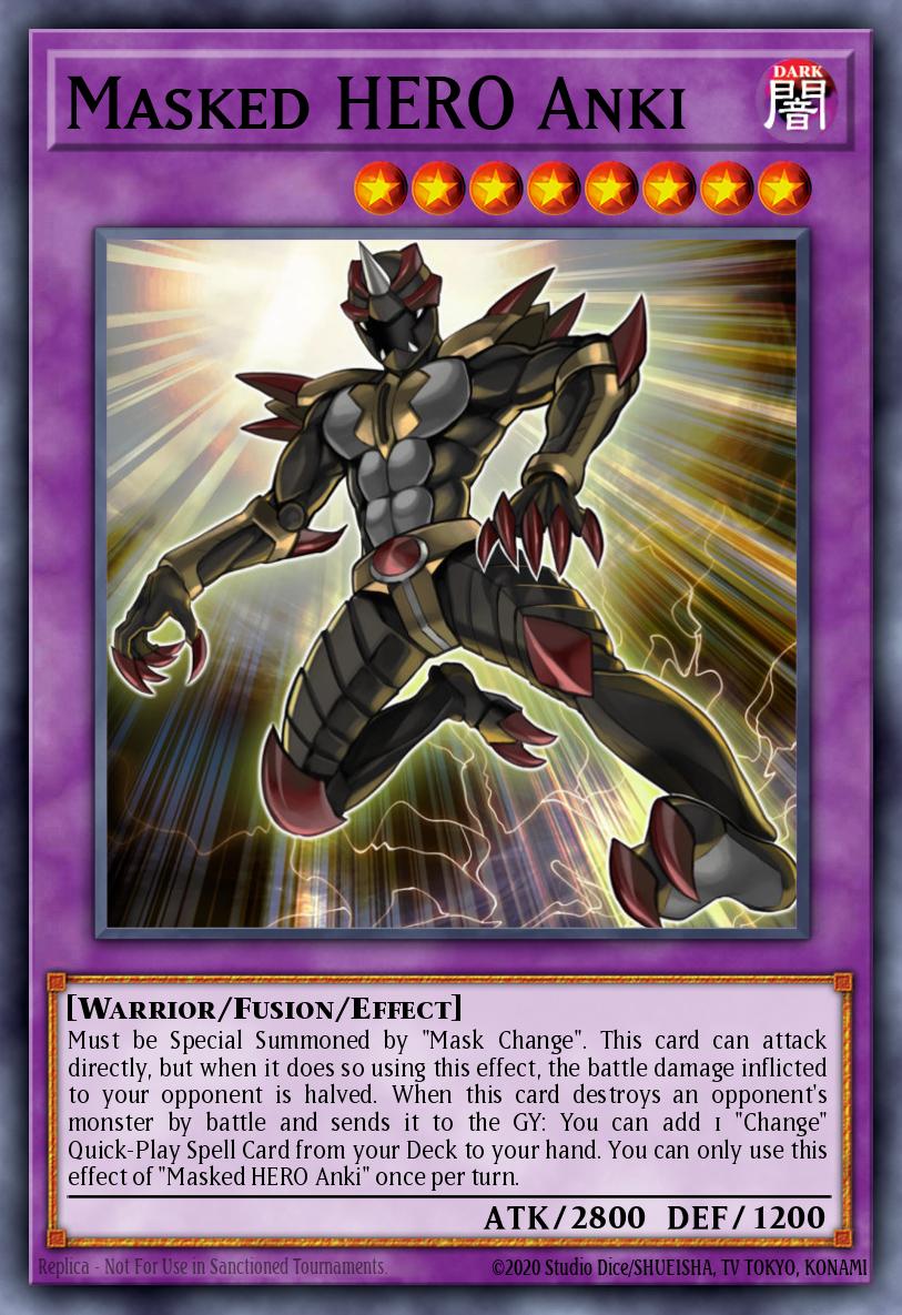 Masked HERO Anki Yu-Gi-Oh card