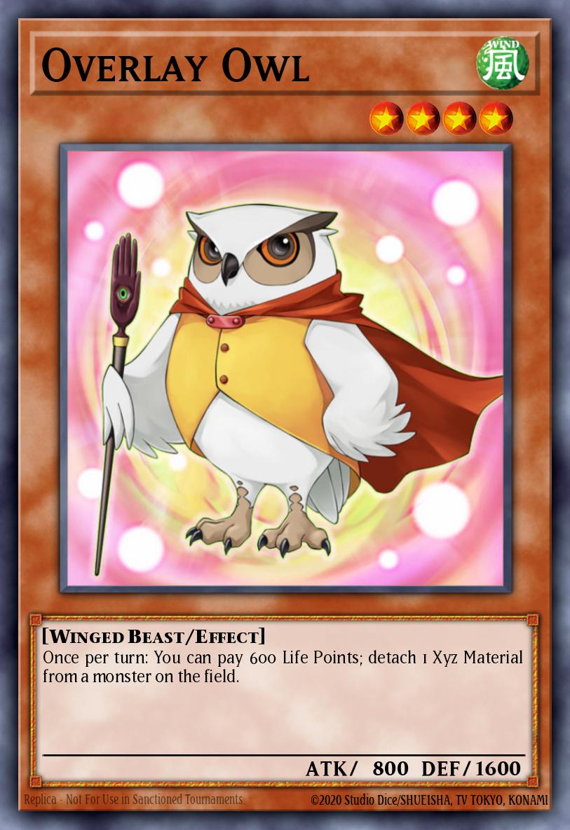 Overlay Owl Yu-Gi-Oh card