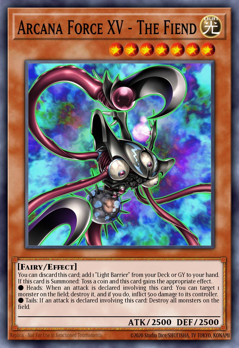 Arcana Force XV - The Fiend Yu-Gi-Oh card