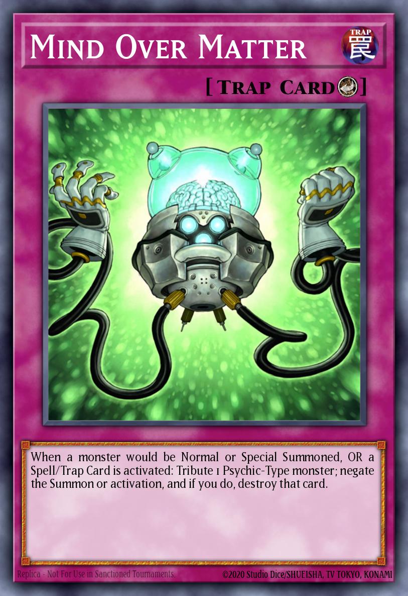 Mind Over Matter Yu-Gi-Oh card