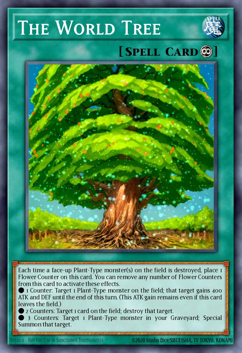 The World Tree Yu-Gi-Oh card