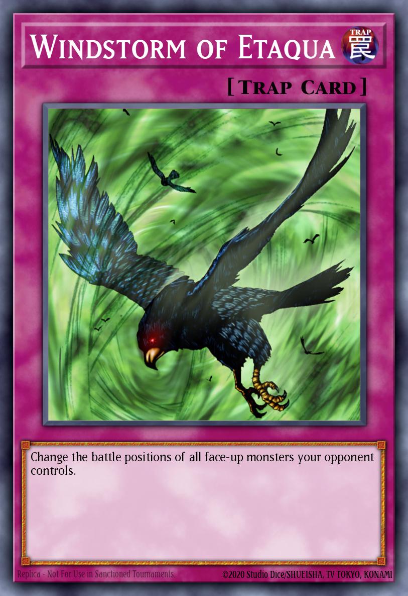 Windstorm of Etaqua Yu-Gi-Oh card