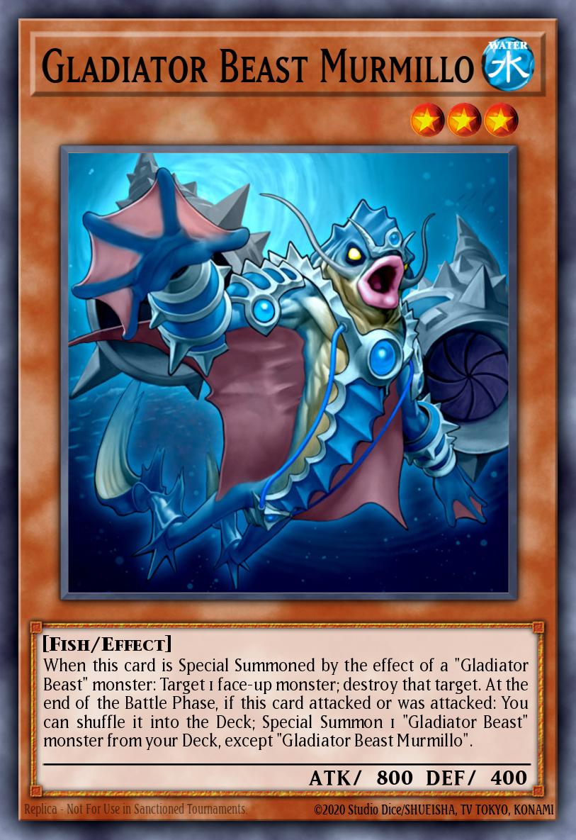 Gladiator Beast Murmillo Yu-Gi-Oh card